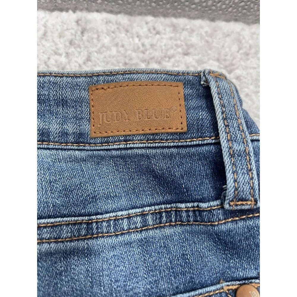 Judy Blue Jeans Womens 5/27 Blue Medium Wash Slim Fit Hi-Rise - Picture 10 of 11
